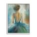 Stupell Industries Ballet Girl Blue Orange Figure Painting Framed Art Print Wall Art 16x20 By Third and Wall