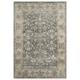 Safavieh Couture Hand-knotted Oushak Faiza Traditional Oriental Wool Rug with Fringe Charcoal/Sandstone 6 x 9 6 x 9 Indoor Off-White