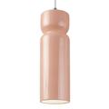 Justice Design Group Radiance 3 Inch Mini Pendant - CER-6510-HMPW-CROM-BKCD-LED1-700