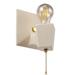 Justice Design Group American Classics 7 Inch Wall Sconce - CER-7011-WHT-NCKL