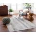 Lalo 6'7" x 9'6" Modern Off White/Taupe/Dusty Sage/Ink Blue/Light Gray/Deep Teal/Mustard Area Rug - Hauteloom