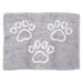 ArkwrightLLC Perro & Gato Soft Chenille Pet Placemat Plastic (affordable option) in Black | 35 H x 26 W x 1 D in | Wayfair 086553162129