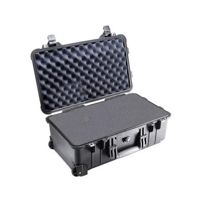 Pelican 1510 Carry On 22x13x9in Wheeled Protector Case Black w/ Foam 1510-000-110