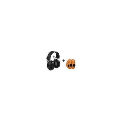 Peltor Tactical Sport Earmuffs 20dB 1 EA/Case Black/Hunters Orange MT16H210F-479-SV