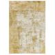 Tapis moderne fait main en viscose jaune moutarde 160x230 cm