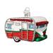 Old World Christmas Glass Blown Travel Trailer Hanging Figurine Ornament Glass in Red/White | 5 H x 5 W x 7 D in | Wayfair 729343460417
