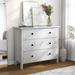 DH BASIC Transitional 34-inch Wide 3-Drawer Neutral Youth Dresser by Denhour