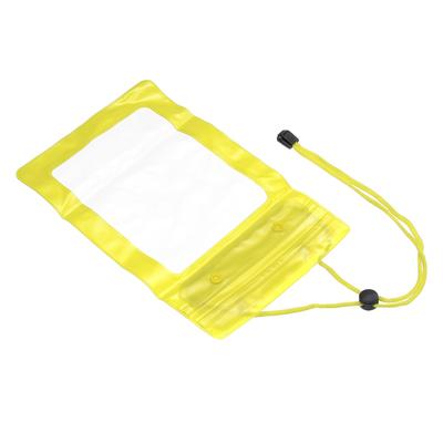 Waterproof Mobile Phone Cover Bags for Swimming Storage Cases, Yellow