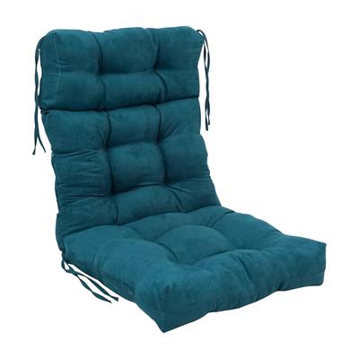 Multi-section Tufted Indoor Microsuede Seat/Back Chair Cushion (Multiple Sizes)