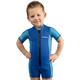 Cressi Kid Shorty Wetsuit 1.5 mm - Shorty Neoprenanzug für Kinder Ultra Stretch Neopren, Blau/Hellblau, XXL (7/8 Jahre)