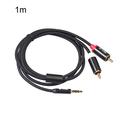 Welling 3.5mm Male to 2RCA Male AUX Stereo Audio Cable Adapter Cord for Phone Speaker