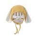 SAYOO Newborn Baby Unisex Casual Hat Rabbit Ears Decoration Grid Texture Plush Bandage Hat