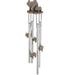 Arlmont & Co. Korynne Elephant Family Wind Chime Resin/Plastic/Metal | 23 H x 6 W x 7 D in | Wayfair 830F441BDE2A4E3BB8894FD001D70DD1