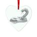 The Holiday Aisle® Snake Holiday Shaped Ornament Plastic in Gray/White | 7 H x 7.9 W in | Wayfair 885E0C728D784F898D6DEC06E20E2F68