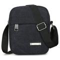 Men s Bag Shoulder Messenger Bag Casual Canvas Bag Men s Bag Backpack Small Bag Mobile Phone Bag -Black