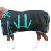 27HI 74 Hilason 1200D Waterproof Horse Winter Blanket Belly Wrap Black