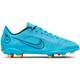 NIKE Kinder Fussball-Rasenschuhe JR VAPOR 14 CLUB FG/MG, Größe 38 in CHLORINE BLUE/LASER ORANGE