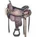 79HS HILASON Western Horse Saddle American Leather Flex Tree Trail & Pleasure Antique Brown | Leather Saddle | Western Saddle | Saddle for Horses | Horse Saddle Western