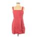 Forever 21 Casual Dress - Party Square Sleeveless: Red Print Dresses - Women's Size Medium