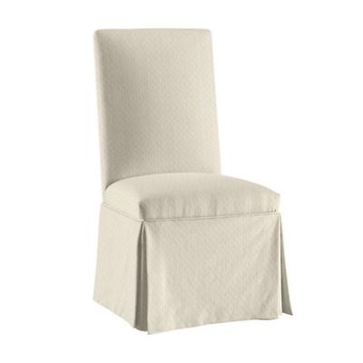 Parsons Chair Slipcover Only - Ballard Essential - Off White Quilted - Ballard Designs