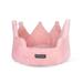 Blush/Pink Cloud Collection Crown Pet Bed, 16" L X 16" W X 12" H, Small