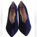 Anthropologie Shoes | Anthropology Bnwt Lola Cruz Velvet Stiletto Heels Pumps Blue | Color: Blue | Size: Various