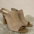 Jessica Simpson Shoes | Jessica Simpson Block Sandal | Color: Cream/Tan | Size: 8.5