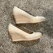 J. Crew Shoes | J. Crew Wedge Heel Neutral Size 8 | Color: Cream/Tan | Size: 8