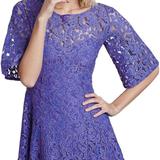 Free People Dresses | Free People Gypsy Mountain Lace Mini Dress | Color: Blue/Purple | Size: 6