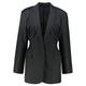 Designers Remix Damen Blazer JOLENE mit Wolle, schwarz, Gr. 34