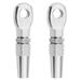 2Pcs Marine Grade 316 Stainless Steel Swageless Eye Terminal Wire Cable Rope Diy Fitting Rigging Hardware Balustrade Kit