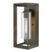 1 Light Medium Outdoor Wall Sconce in Craftsman-Industrial Style 7.25 inches Wide By 16.75 inches High-Warm Bronze Finish-Led Lamping Type Bailey