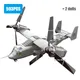 Militaire Hélicoptère Avion Armée US V-22 Osprey Tilrotor Transport Avion Ensemble DIY 3D Tiges