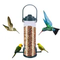 Mangeoire automatique pour oiseaux distributeur de nourriture pour animaux de compagnie à trous