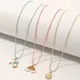 JoKids-Collier en alliage arc-en-ciel goutte à goutte pour enfants tour de cou pendentif Nairobi