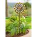 Arlmont & Co. 75"H Copper & Gold Metal Garden Wind Spinner Metal | 75 H x 24 W x 10.25 D in | Wayfair C9E73FADC7314AB089D7C81D7EC1AC5D