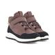 ecco - Leder-Klettstiefel Exostrike Kids/Juniors Gefüttert In Velcro Black/Dusty Purple, Gr.37