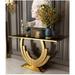 New Moon Console Table (Faux Marble)