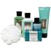 Bath and Body Works Men s Collection FRESHWATER Deluxe Gift Bundle - Includes Body Cream Body Wash Body Lotion Body Spray Cleansing Bar and Shower Sponge - Full Size