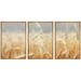 wall26 Framed Canvas Print Wall Art Set Golden Film Grain Wheat Field Nature Wilderness Photography Modern Art Rustic Scenic Multicolor Ultra for Living Room Bedroom Office - 16 x24 x3 NA