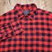 J. Crew Shirts | J.Crew Flannel Buffalo Plaid Preppy Hipster Brushed Cotton Warm Sz Small | Color: Black/Red | Size: S