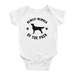 Newest Member of The Pack Flat-Coated Retriever Dog Baby Romper Infant Boy Girl