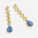 J. Crew Jewelry | J.Crew Mixed-Stone Drop Earrings | Color: Blue | Size: Os