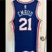 Nike Shirts | Mens Nike Authentic Dri-Fit Joel Imbiid Philadelphia 76’ers Jersey. Nwt. | Color: Blue | Size: L