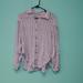 Free People Tops | Free People Womens Long Sleeve Button Down | Color: Blue/White | Size: L