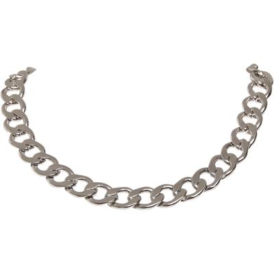 Schmuckset URBAN CLASSICS "Accessoires Big Chain Necklace" Gr. one size, silberfarben (silver) Damen Schmuck-Sets Schmucksets