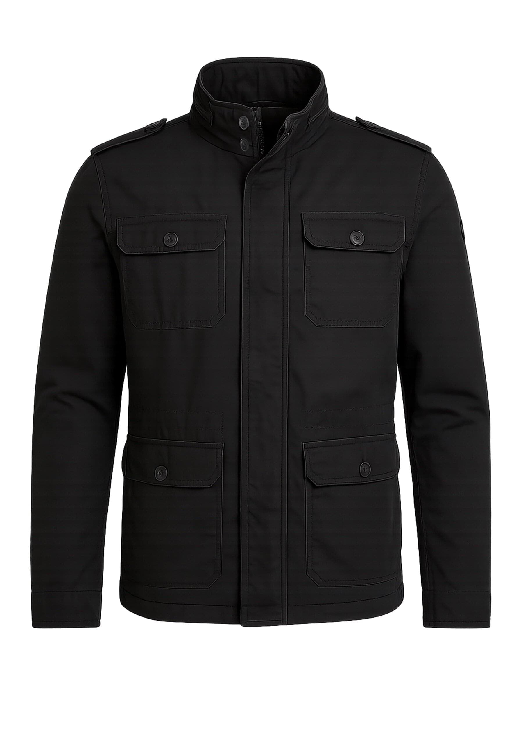 Allwetterjacke BRANDIT "Brandit Herren Britannia Winter Jacket", Herren, Gr. XL, schwarz, 100% Baumwolle, mehrfarbig, normal, amerikanischer Ausschnitt, Jacken Image