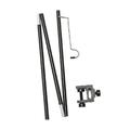 Folding Lamp Post Pole Aluminum Alloy Portable Camping Table Fixing Hanging Light Stand Holder for Outdoor Hiking Camping Tent Lantern