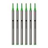 Monteverde Rollerball Pen Refill Medium Point Green Ink 6 Pack (W233GN)