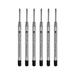 Monteverde Ballpoint Pen Refill Medium Point Black Ink 6 Pack (P153BK)